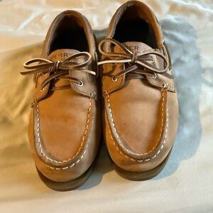 Sperry Kids Tan Boat Shoes
